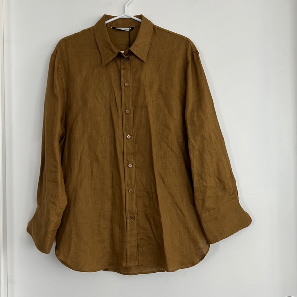 Zara linen shirt